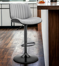 Load image into Gallery viewer, Swivel Adjustable Height Bar Chair - Gray