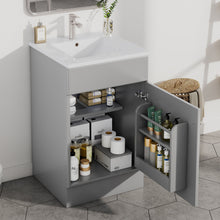 Load image into Gallery viewer, Bathroom Vanity With Sink, Cabinet With Adjustable Shelf