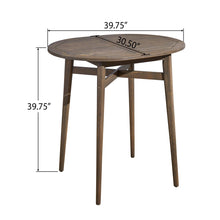 Load image into Gallery viewer, Outdoor Acacia Wood Bar Table With Slat Top