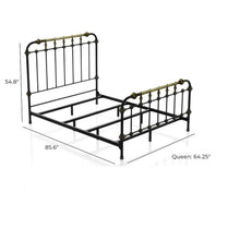 Load image into Gallery viewer, Transitional Style Bed With Accents