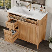 Load image into Gallery viewer, Bathroom Vanity With Sink, 3 Drawers & 2 Doors