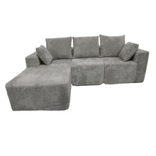 Load image into Gallery viewer, Corner Combination Sofa Sectional Couch With Soft Fabric