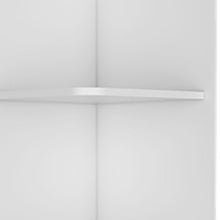 Load image into Gallery viewer, 62" Wood Corner Utility Cabinet With Two Doors - White
