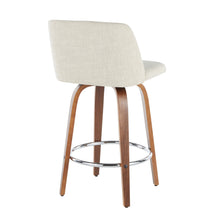 Load image into Gallery viewer, Toriano - Mid-Century Modern Counter Stool (Set of 2)