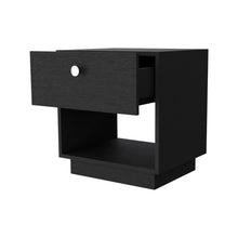 Load image into Gallery viewer, 20" One Drawer Nightstand With Integrated Tech - Black