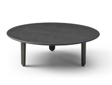 Load image into Gallery viewer, Solid Wood Round Coffee Table - Black