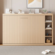 Load image into Gallery viewer, Murphy Bed With Bookshelf And Storage