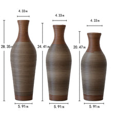 Load image into Gallery viewer, Classic And Neat Floor Vase, High Independent Flower Stand (Set of 3)