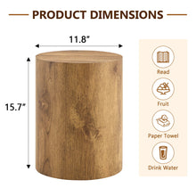 Load image into Gallery viewer, Cylindrical End Coffee Table, Living Room Furniture - Wood