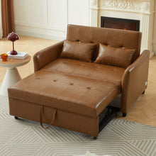 Load image into Gallery viewer, Convertible Sleeper Sofa Bed With 3 USB Ports