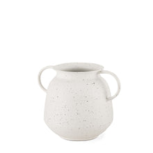 Load image into Gallery viewer, Speckle Amphora Table Vase (608371) - White