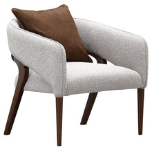 Load image into Gallery viewer, Houston - Accent Chair - Pebble / Walnut