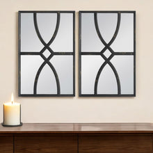Load image into Gallery viewer, Framed Accent Mirror (Set of 2) - Black