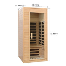Load image into Gallery viewer, Hemlock Far Infrared Roof Embedded Indoor Sauna Room