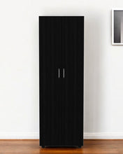 Load image into Gallery viewer, Tall Two Door Closet - Black