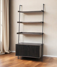 Load image into Gallery viewer, Three Tier Ladder Bookcase - Dark Brown