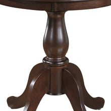 Load image into Gallery viewer, 30" Rounded Solid Manufactured Wood And Solid Wood Pedestal Base Dining Table - Espresso