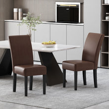 Load image into Gallery viewer, Contemporary Dining Chair With Rubberwood Legs (Set of 2)