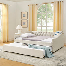 Load image into Gallery viewer, Upholstered Daybed With USB Charging & Pull Out Bed