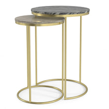 Load image into Gallery viewer, Ashley - 2 Piece Nesting Table - Gold