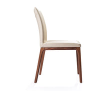 Load image into Gallery viewer, Upholstered Faux Leather Dining Room Side Chairs (Set of 2) - Taupe