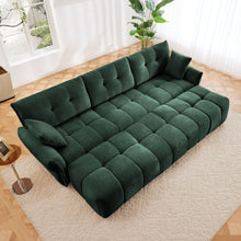 Load image into Gallery viewer, Sofa Set With Ottoman And Pillows, Textured, High Resilience Cushions