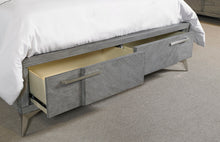 Load image into Gallery viewer, Storage Bed With Bookmatched Veneer