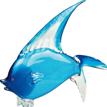 Load image into Gallery viewer, Murano Fish Figurine Tabletop Sculpture (376122) - Blue