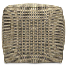 Load image into Gallery viewer, Delilah - Square Woven Pouf - Natural