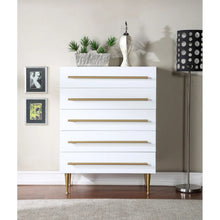 Load image into Gallery viewer, Contemporary 5 Drawer Chest For Bedroom