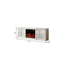 Load image into Gallery viewer, Fireplace Entertainment Center With Fireplace (734209) - Black