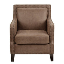 Load image into Gallery viewer, Shasta - Accent Chair With And Nail Buttons - Brown