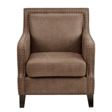 Load image into Gallery viewer, Shasta - Accent Chair With And Nail Buttons - Brown