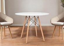Load image into Gallery viewer, 36" Solid Wood Dining Table - White