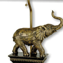 Load image into Gallery viewer, Antique Elephant Table Lamp - Bronze