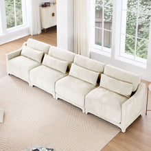 Load image into Gallery viewer, Elegant Sofa With Ergonomic Design And Lumbar Pillows