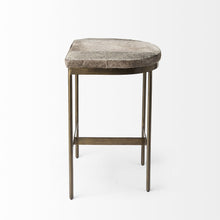 Load image into Gallery viewer, Iron Backless Bar Chair - Light Gray