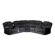 Load image into Gallery viewer, Challenger - Recliner Sectional Sofa, Built In USB, C Ports & Bluetooth