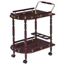 Load image into Gallery viewer, 2 Shelf Serving Cart - Brown