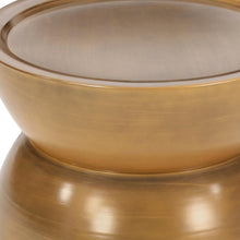 Load image into Gallery viewer, Iron Round Pedestal Coffee Table - Gold
