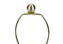 Load image into Gallery viewer, Concrete Urn Table Lamp With Abstract Empire Shade - Cream