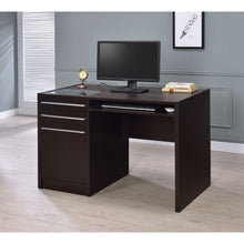 Load image into Gallery viewer, Maxim - 2 Drawer Computer Desk With Lift Top Storage And Power Outlet - Cappuccino