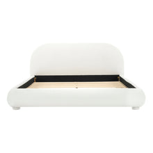 Load image into Gallery viewer, Upholstered Simple Modern Bedroom Bed With Curved Headboard
