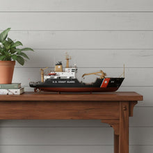 Load image into Gallery viewer, Hand Painted Model Boat (624438) - Black / White