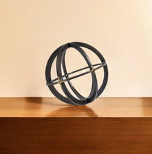 Load image into Gallery viewer, Petite Circular Decorative Object - Black
