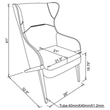 Load image into Gallery viewer, Crendon - Wingback Accent Chair
