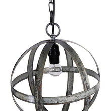 Load image into Gallery viewer, Metal Chandelier, Hanging Light Fixture With Adjustable Chain For Kitchen, Bulb Not Included - Gray
