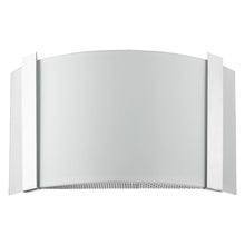 Load image into Gallery viewer, Polished Chrome Wall Sconce With Frosted Glass Shade - White