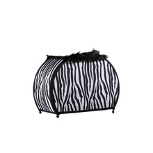 Load image into Gallery viewer, Funky Zebra Pattern Novelty Table Lamp - Black And White