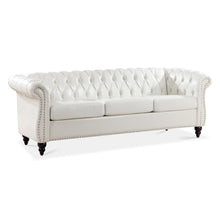 Load image into Gallery viewer, Rolled Arm Chesterfield 3 Seater Sofa